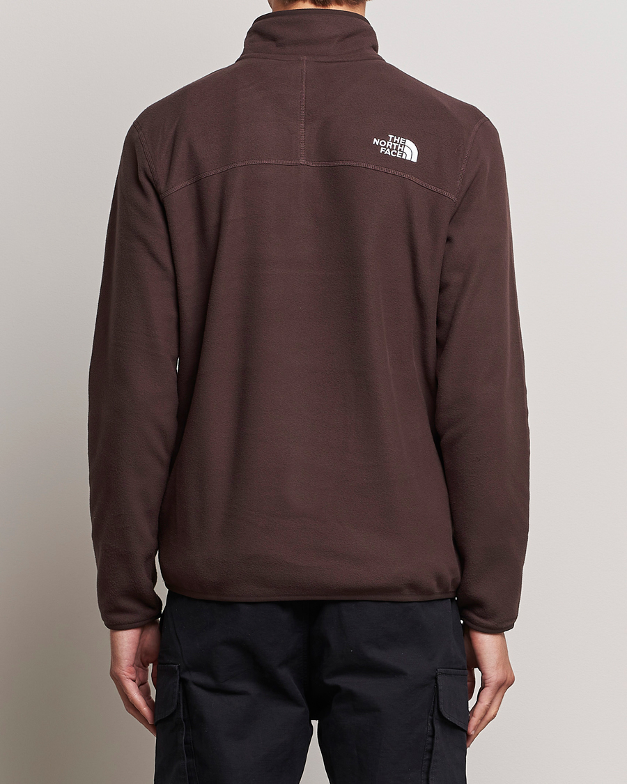 Herre | Gensere | The North Face | 100 Glacier 1/4 Zip Coal Brown