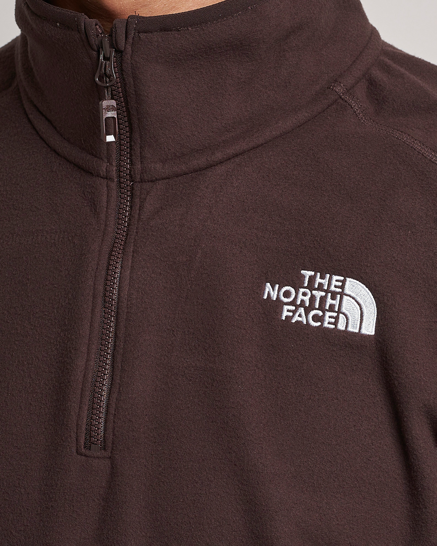 Herre | Gensere | The North Face | 100 Glacier 1/4 Zip Coal Brown