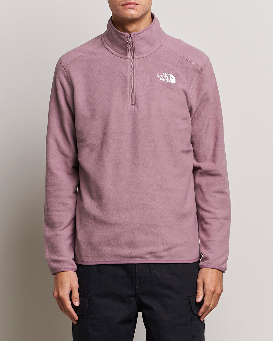 Herre |  | The North Face | 100 Glacier 1/4 Zip Fawn Grey