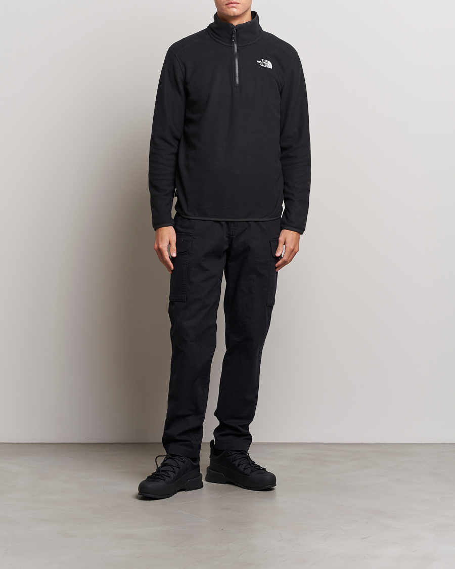 Herre | Gensere | The North Face | Glacier 1/4 Zip Fleece Black