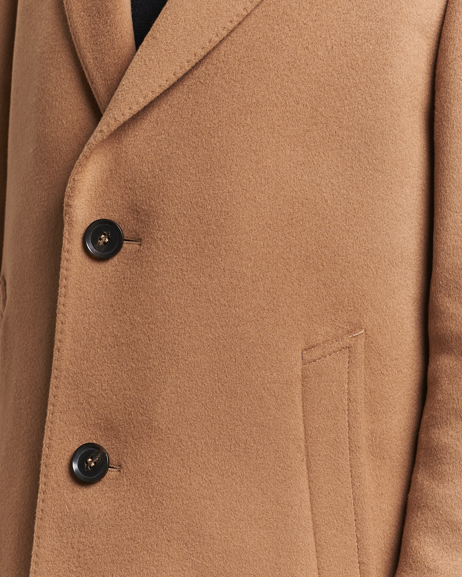 Herre | Jakker | Oscar Jacobson | Shaw Wool/Cashmere Coat Camel