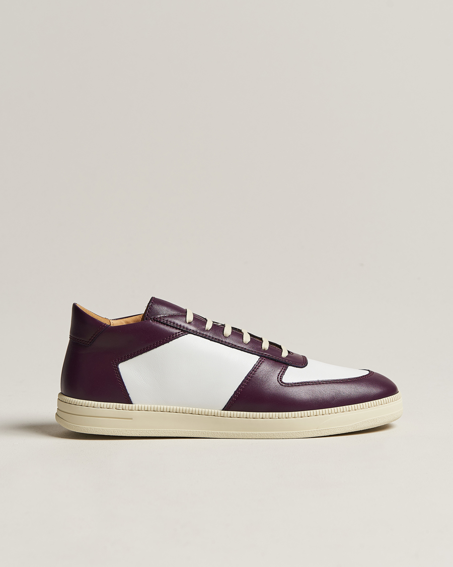 Herre | Sneakers | CQP | Cingo Leather Sneaker Eggplant/White