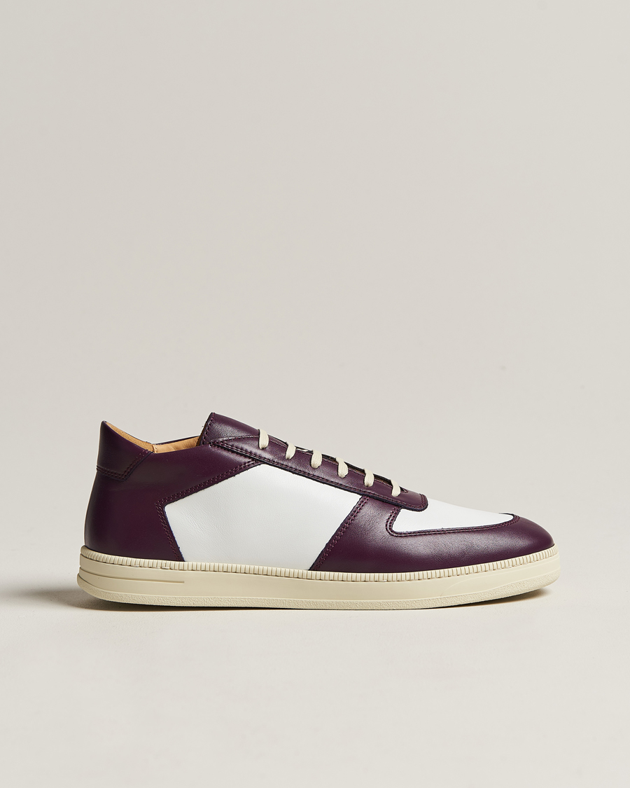 Herre | CQP Cingo Leather Sneaker Eggplant/White | CQP | Cingo Leather Sneaker Eggplant/White