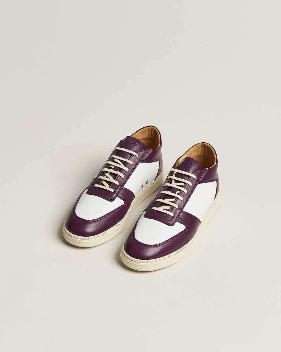 Herre |  | CQP | Cingo Leather Sneaker Eggplant/White