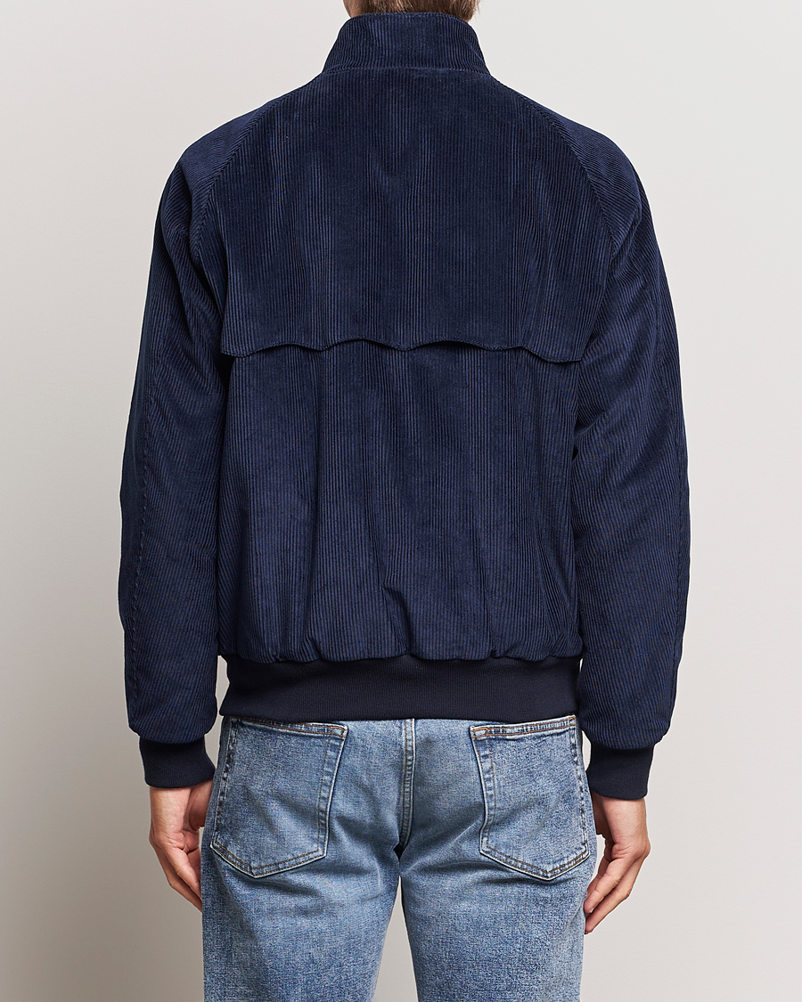 Herre | Jakker | Baracuta | G9 Pocket Padded Cord Harrington Jacket Navy