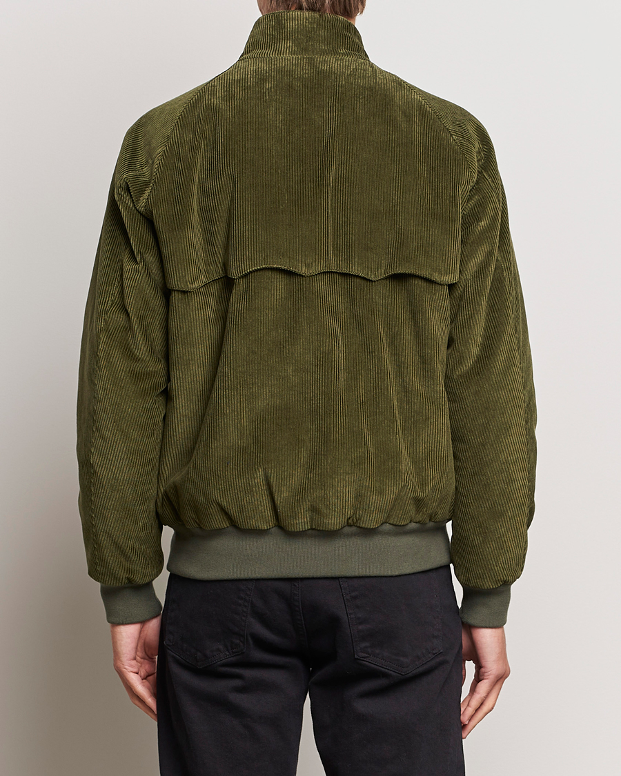 Herre | Jakker | Baracuta | G9 Pocket Padded Cord Harrington Jacket Olive