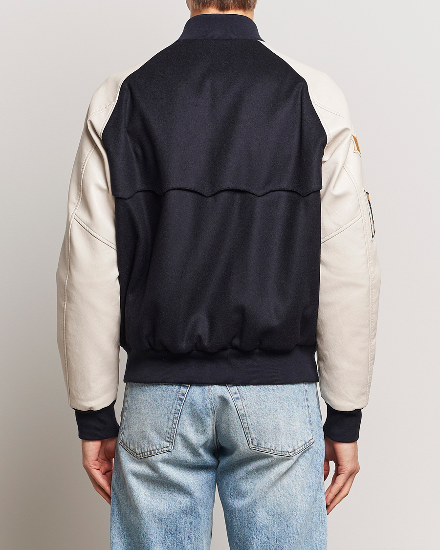 Herre | Jakker | Baracuta | Wool Varsity Jacket Dark Navy