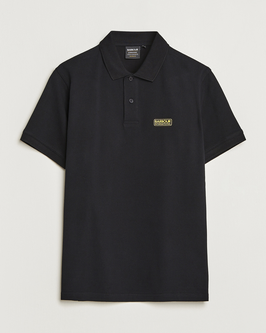 Herre | Pikéer | Barbour International | Essential Polo Black