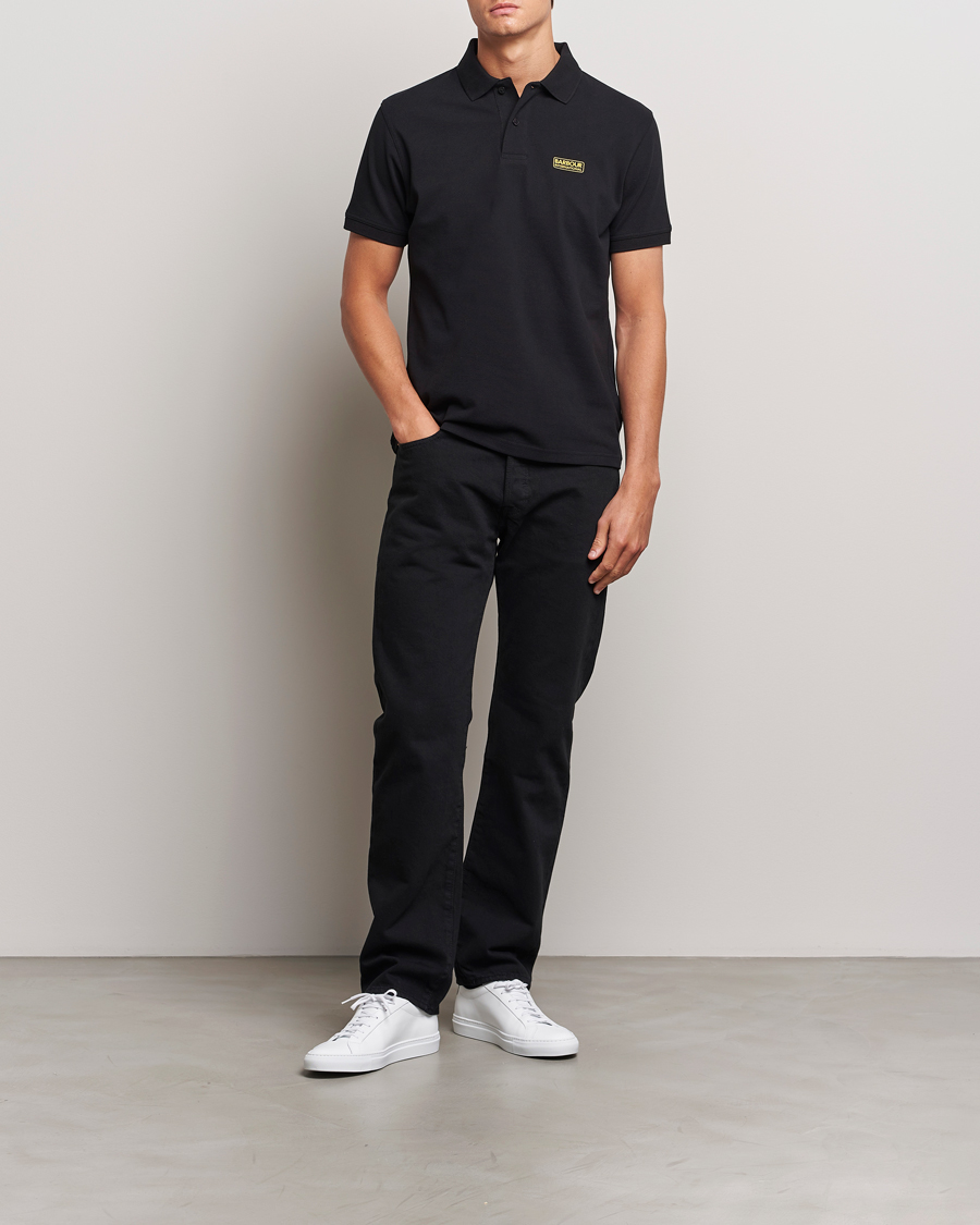Herre | Pikéer | Barbour International | Essential Polo Black