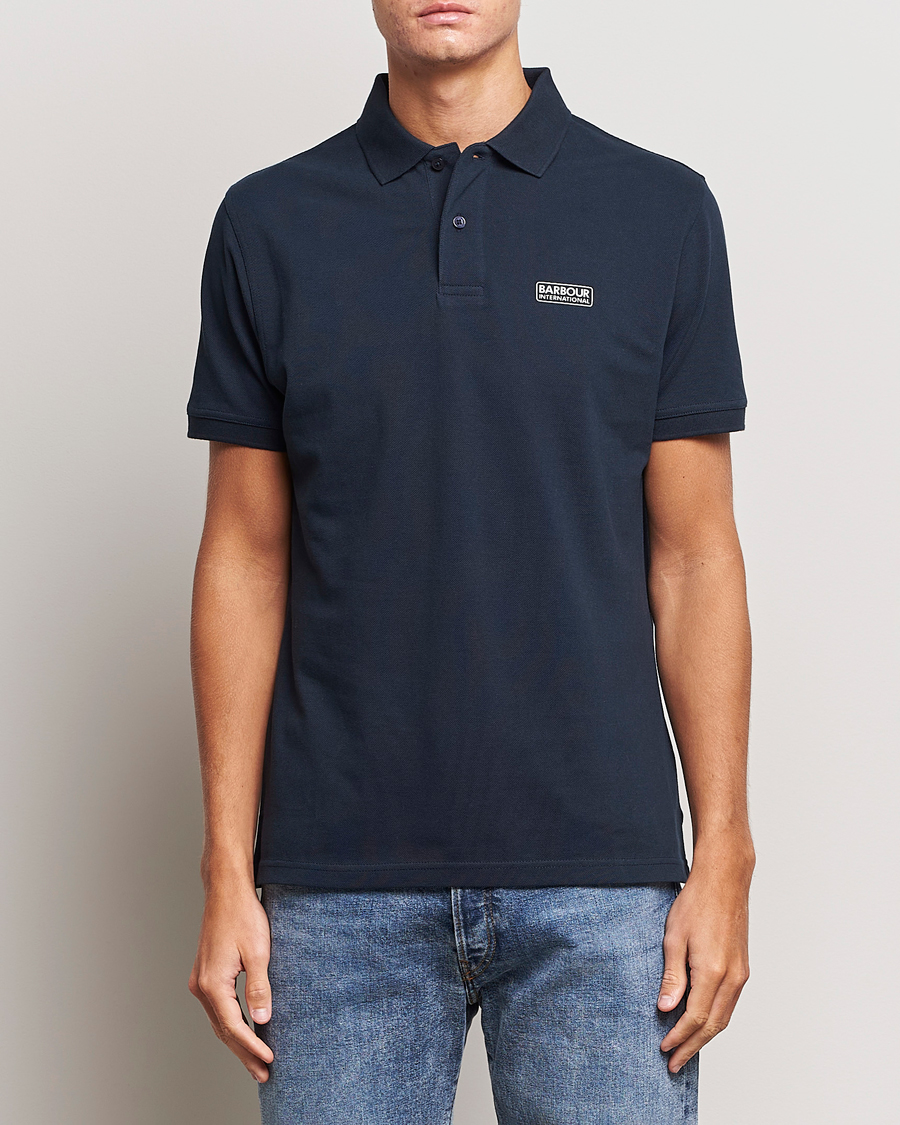 Herre | Barbour | Barbour International | Essential Polo Navy