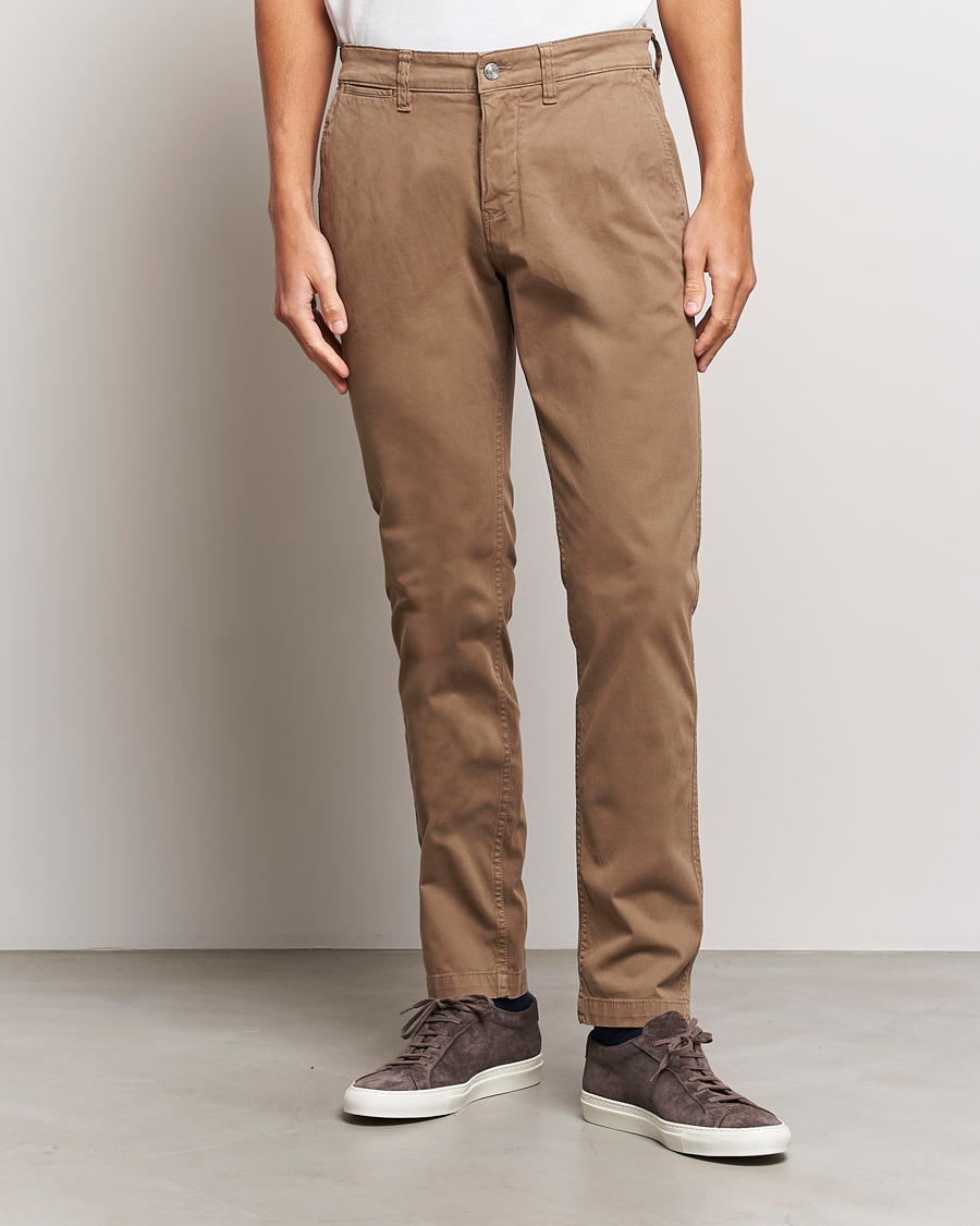 Herre | Klær | NN07 | Marco Slim Fit Stretch Chinos Shitake