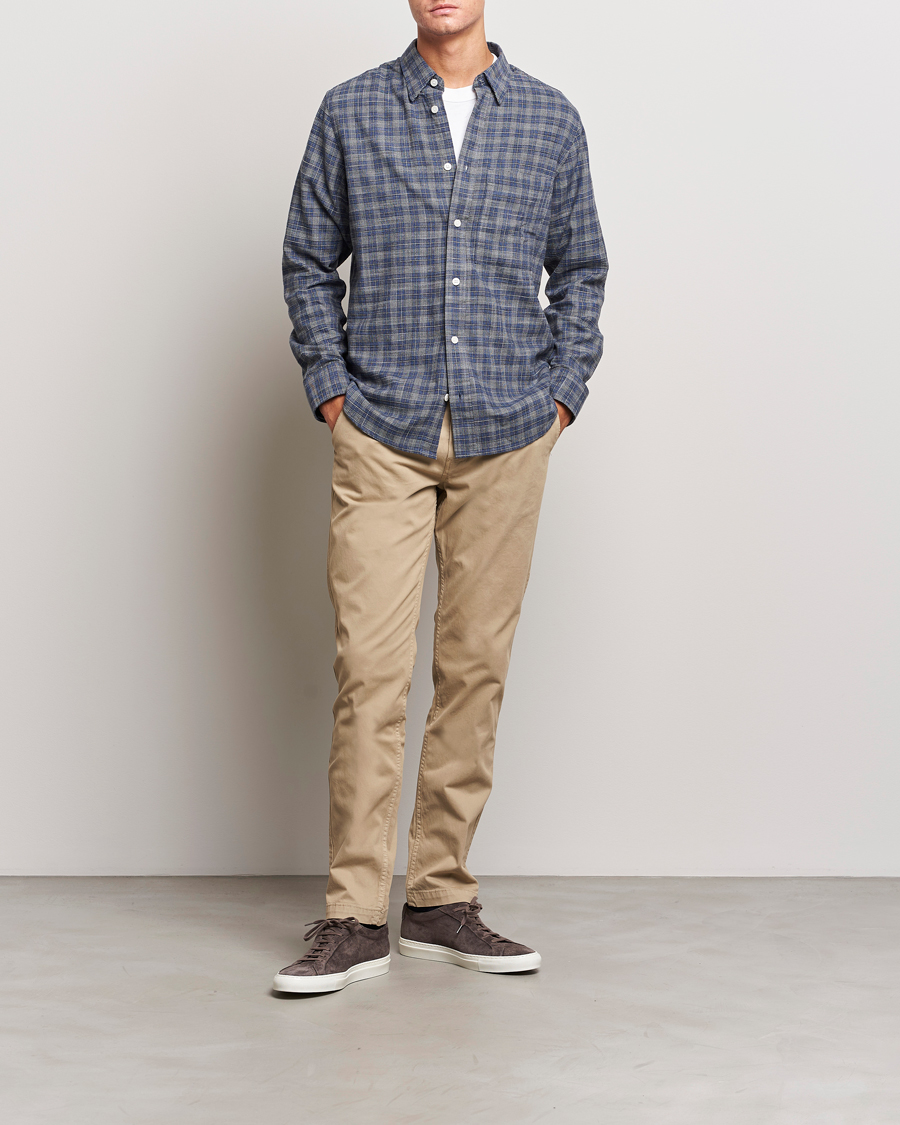 Herre | Bukser | NN07 | Marco Slim Fit Stretch Chinos Khaki