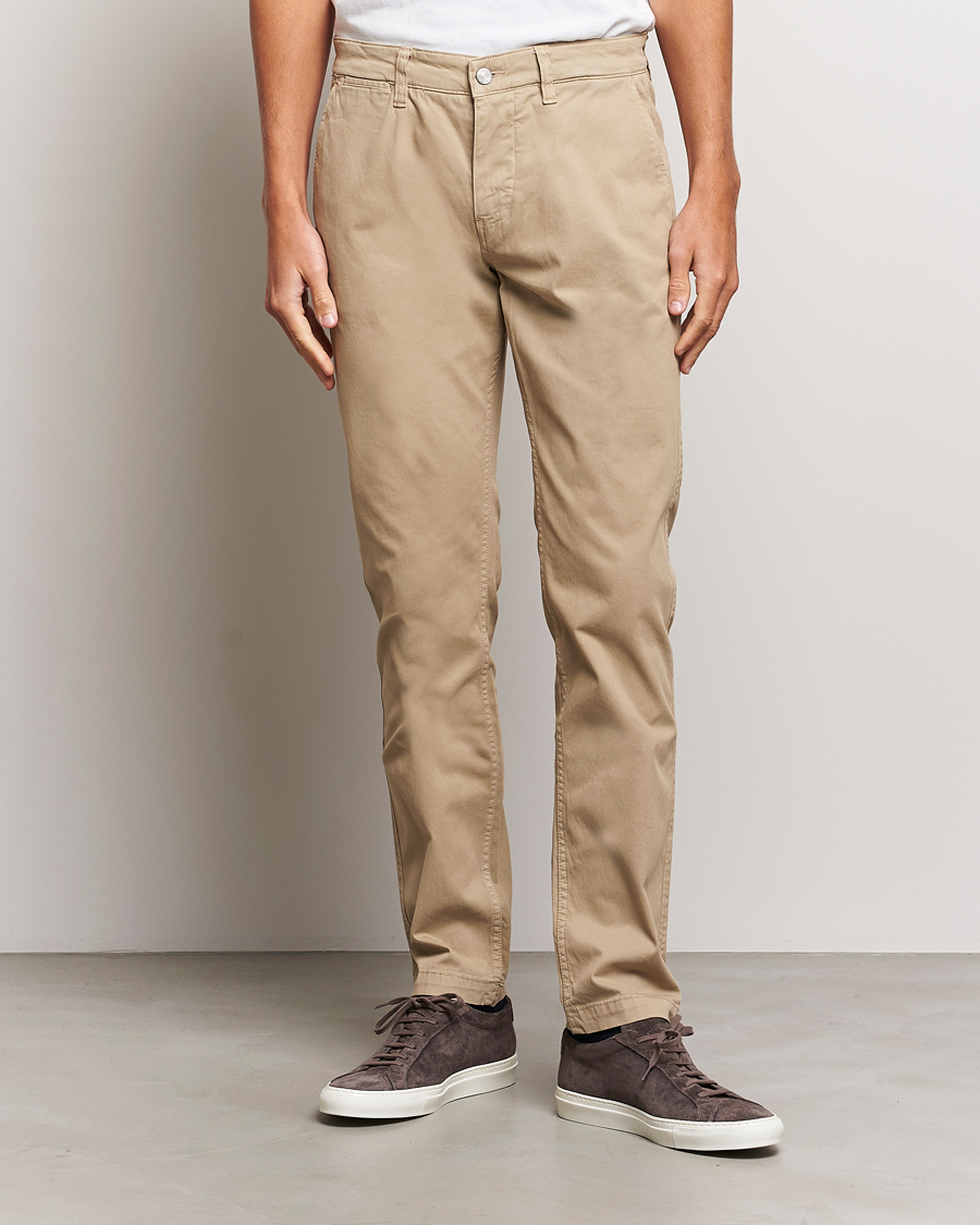 Herre | Klær | NN07 | Marco Slim Fit Stretch Chinos Khaki