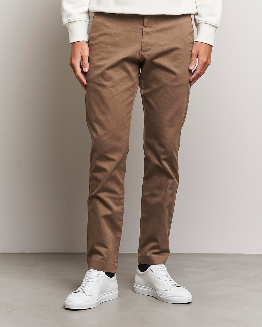 Herre | Business & Beyond | NN07 | Theo Regular Fit Stretch Chinos Shitake