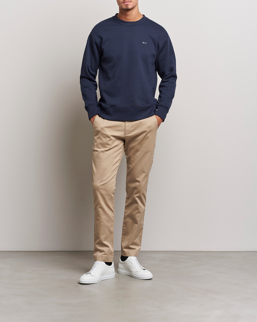 Herre | Bukser | NN07 | Theo Regular Fit Stretch Chinos Khaki