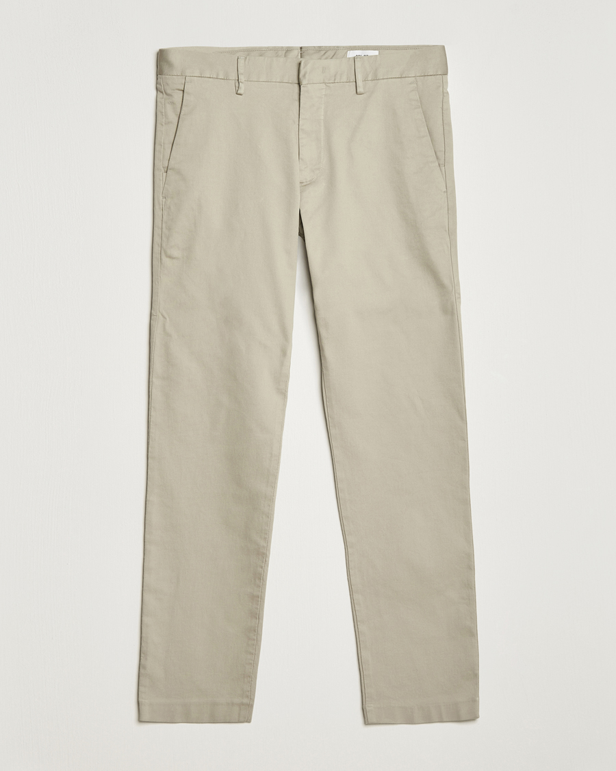 Herre | Bukser | NN07 | Theo Regular Fit Stretch Chinos Fog