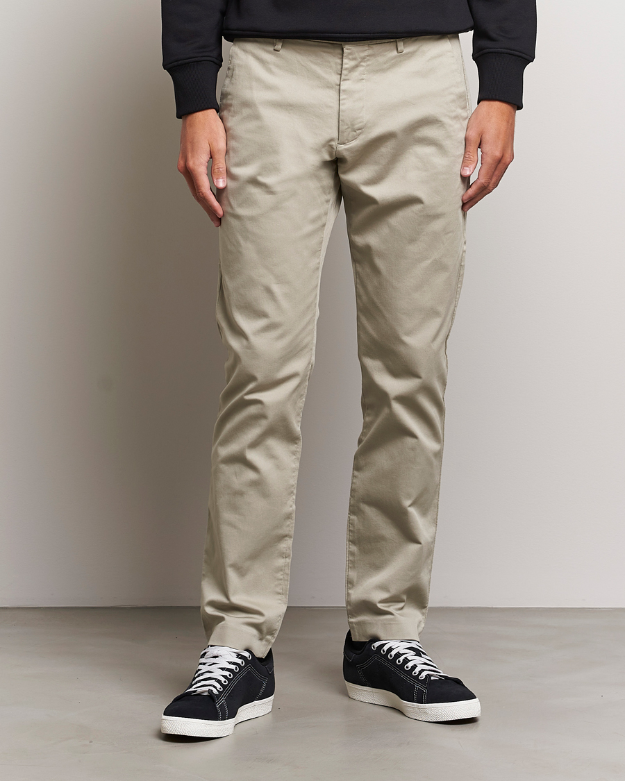 Herre |  | NN07 | Theo Regular Fit Stretch Chinos Fog