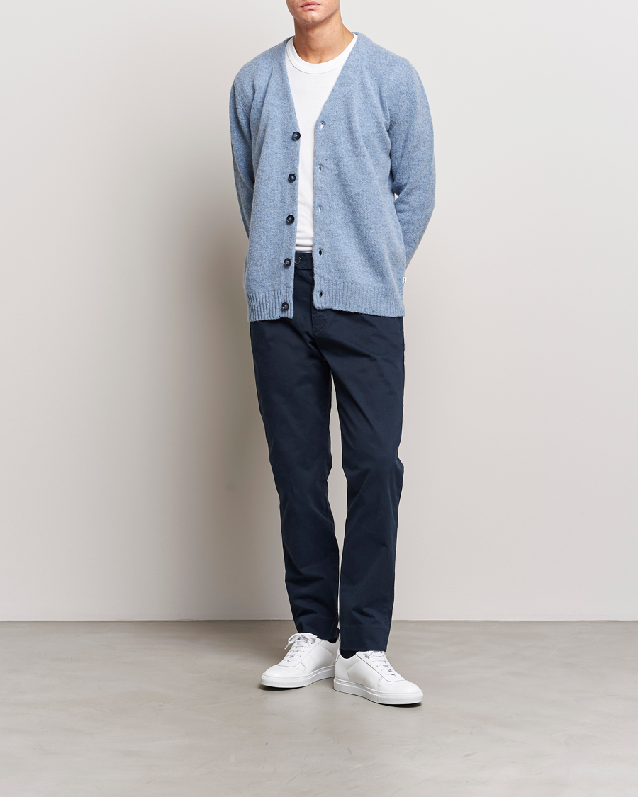 Herre | Bukser | NN07 | Wilhelm Regular Fit Stretch Chinos Navy Blue