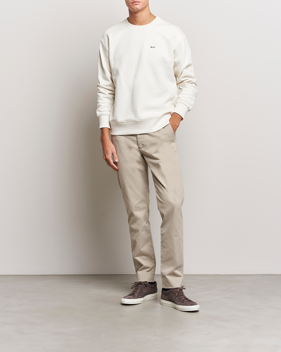 Herre | Bukser | NN07 | Wilhelm Regular Fit Stretch Chinos Fog