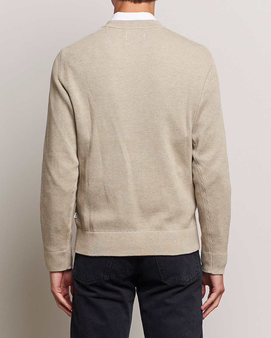 Herre | Gensere | NN07 | Kevin Cotton Knitted Sweater Khaki