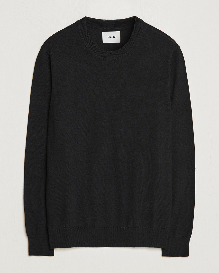 Herre | Gensere | NN07 | Ted Merino Crew Neck Pullover Black
