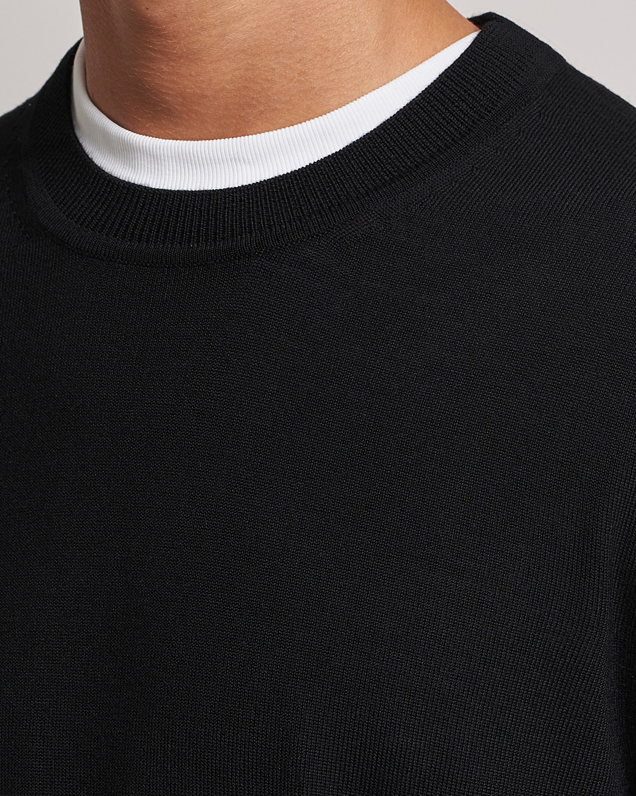 Herre | Gensere | NN07 | Ted Merino Crew Neck Pullover Black