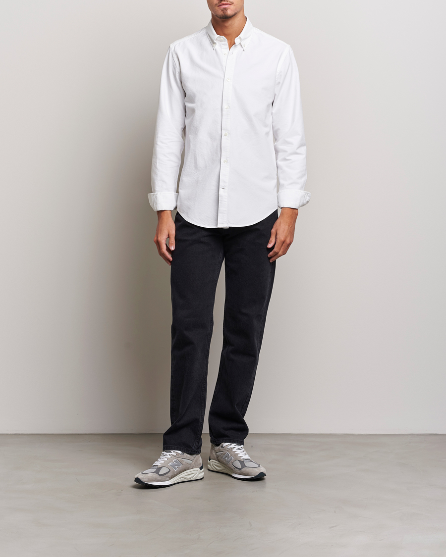 Herre | Skjorter | NN07 | Arne Button Down Oxford Shirt White