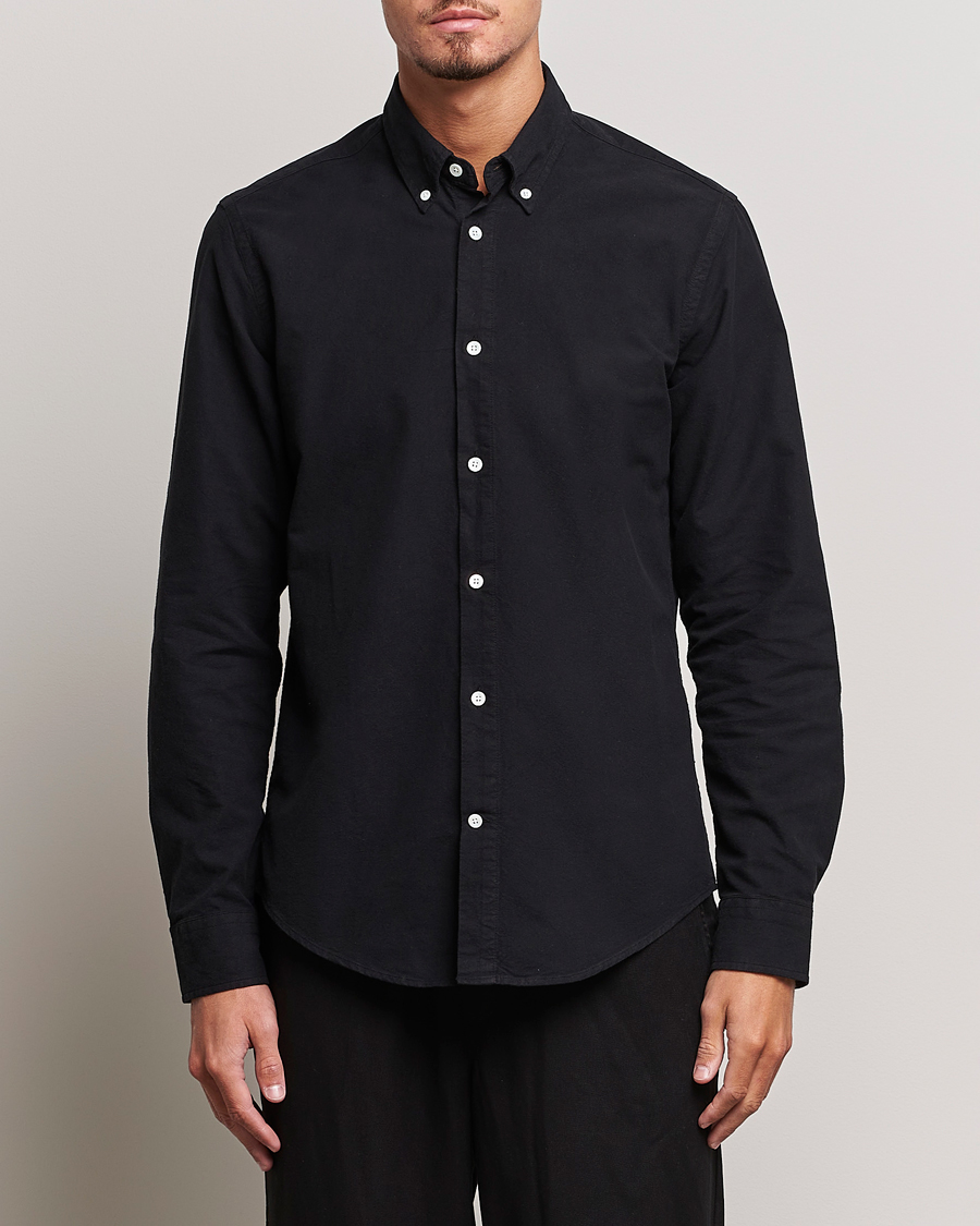 Herre | Klær | NN07 | Arne Button Down Oxford Shirt Black