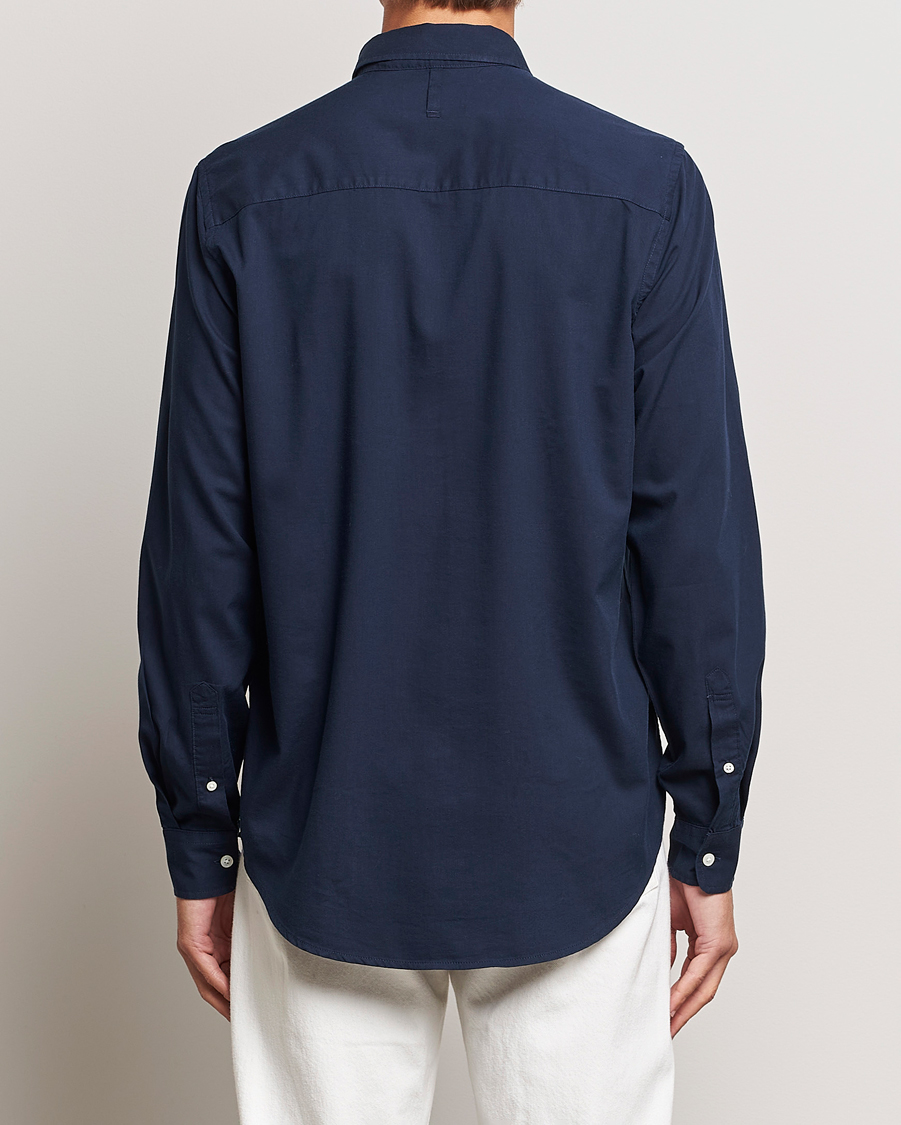 Herre | Skjorter | NN07 | Arne Tencel Shirt Navy Blue