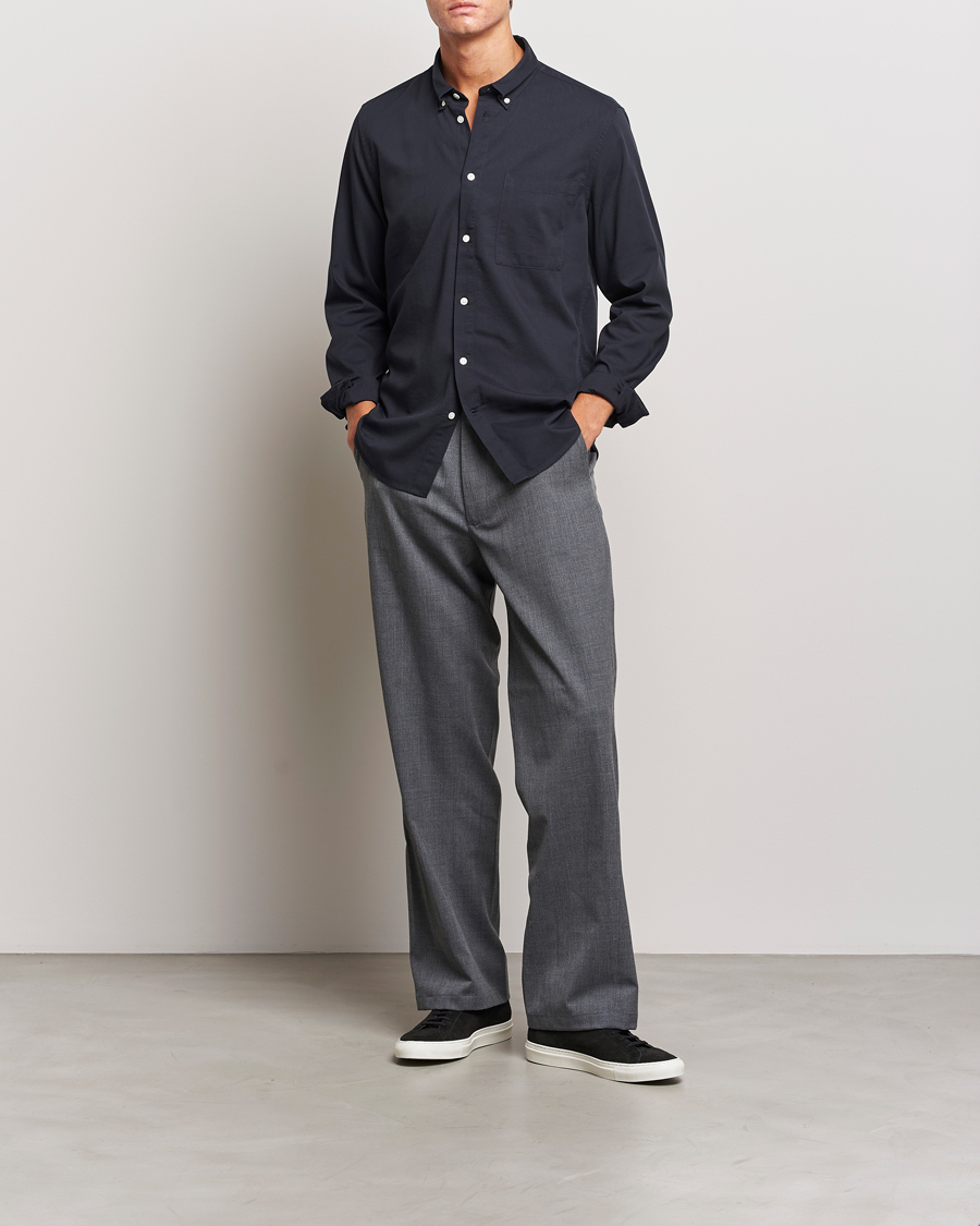 Herre | Skjorter | NN07 | Arne Tencel Shirt Black