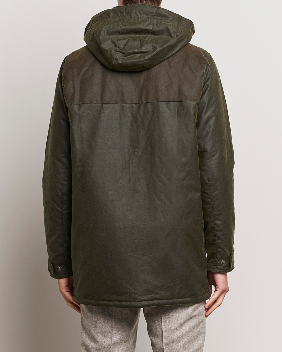 Herre | Jakker | Barbour Lifestyle | Ollerton Waxed Parka Archive Olive