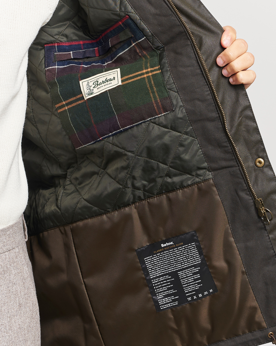 Herre | Jakker | Barbour Lifestyle | Ollerton Waxed Parka Archive Olive