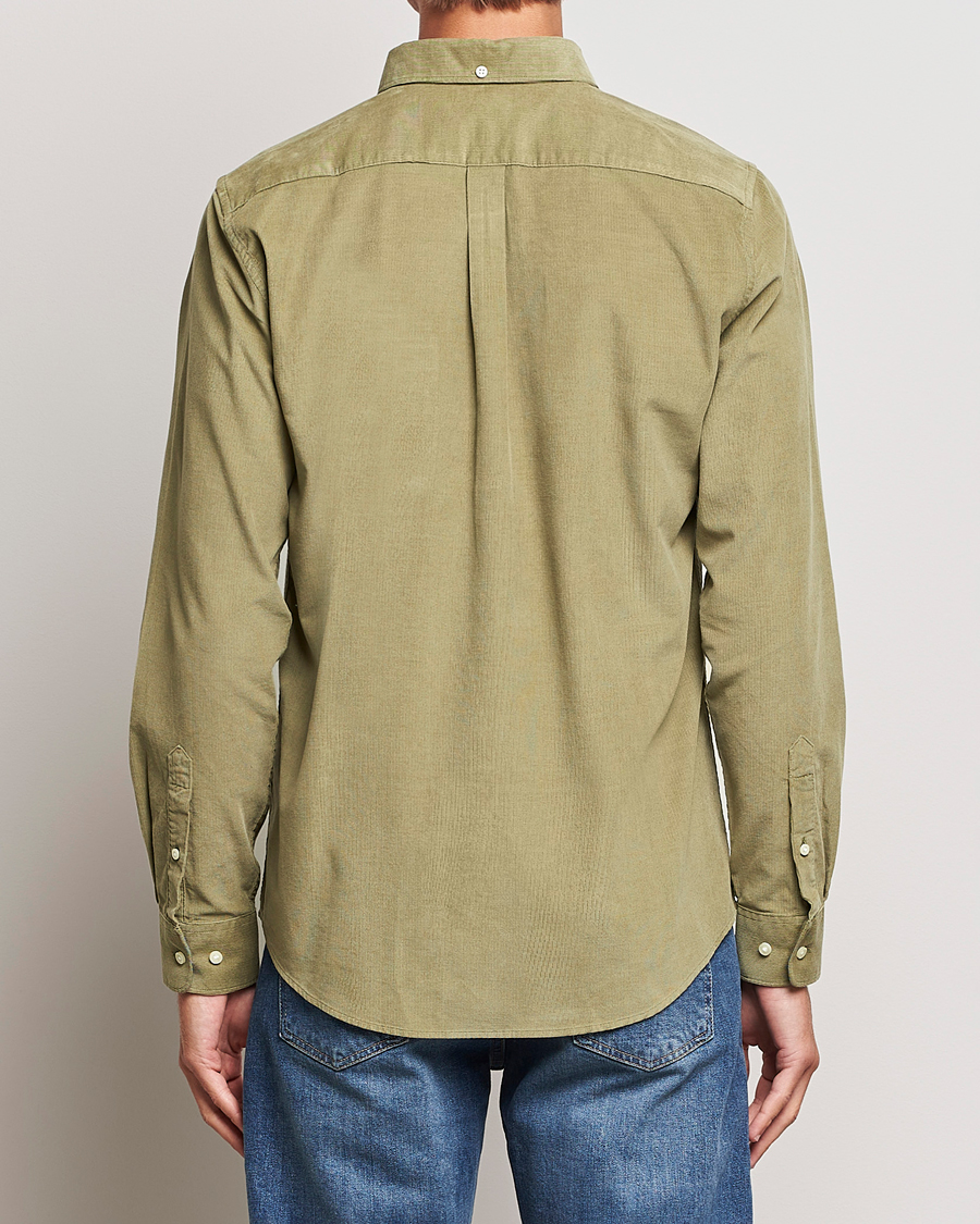 Herre | Skjorter | Barbour Lifestyle | Ramsey Corduroy Shirt Bleached Olive