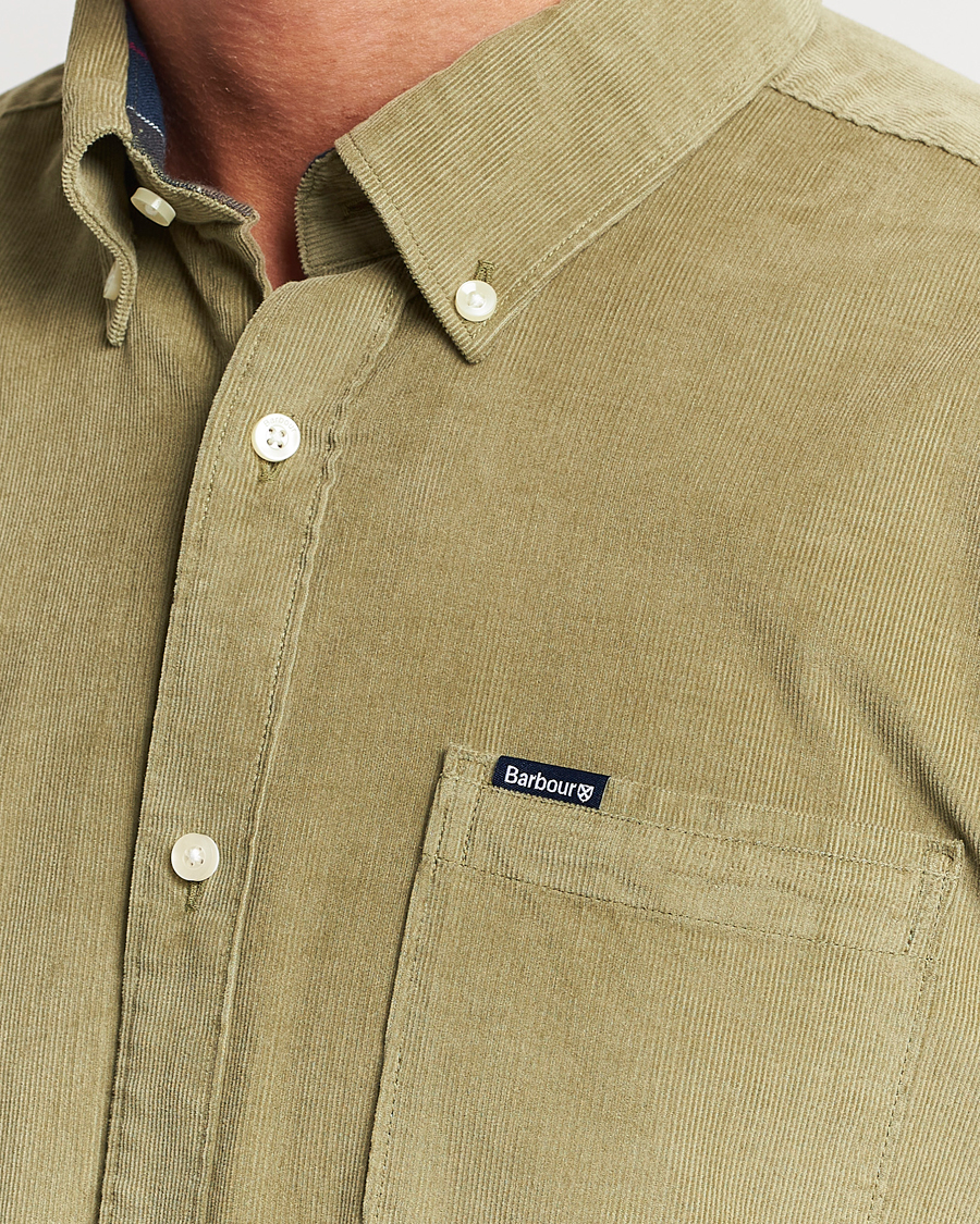 Herre | Skjorter | Barbour Lifestyle | Ramsey Corduroy Shirt Bleached Olive