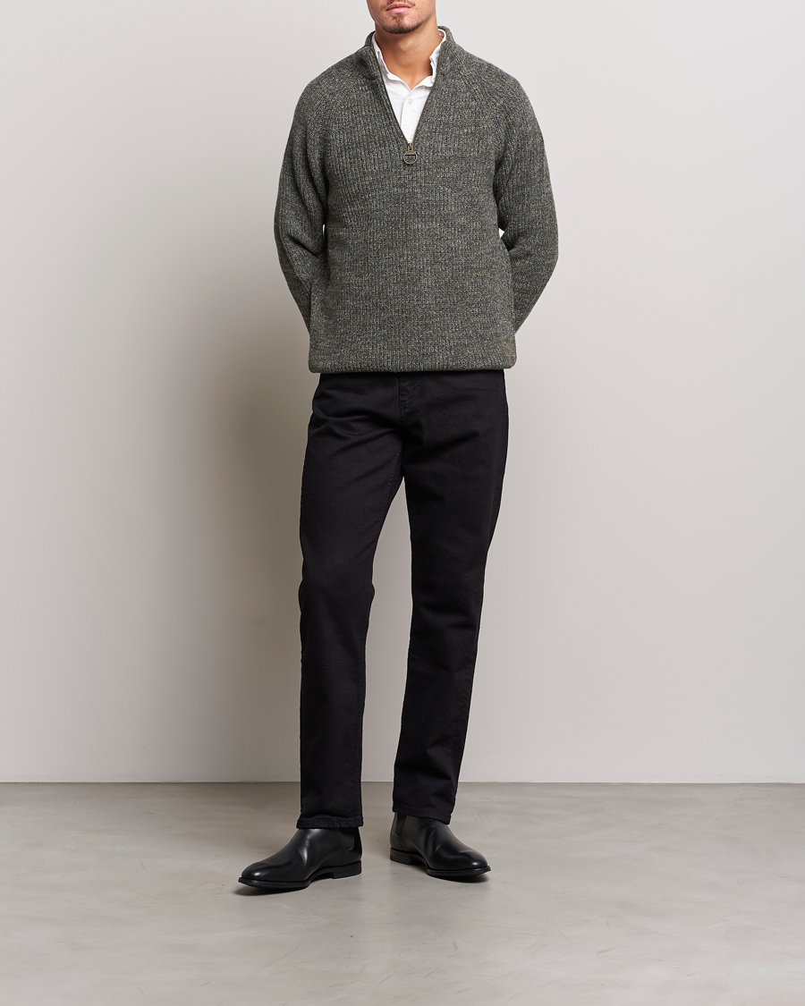 Herre | Gensere | Barbour Lifestyle | Horseford Knitted Halfzip Olive