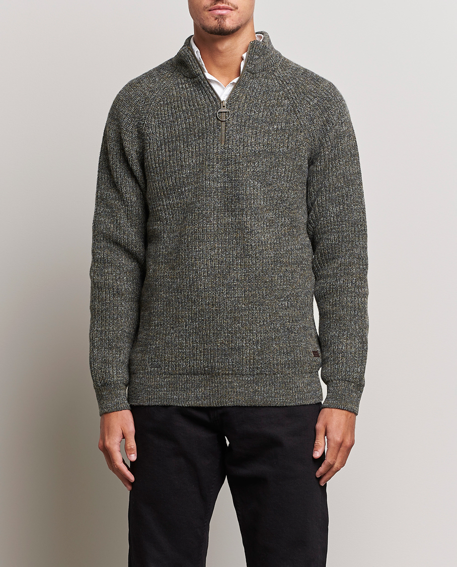 Herre | Gensere | Barbour Lifestyle | Horseford Knitted Halfzip Olive