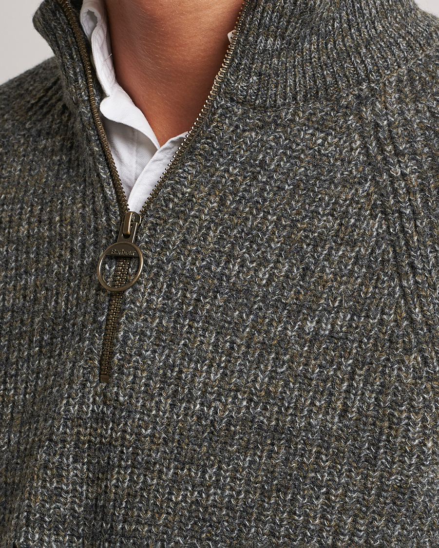 Herre | Gensere | Barbour Lifestyle | Horseford Knitted Halfzip Olive