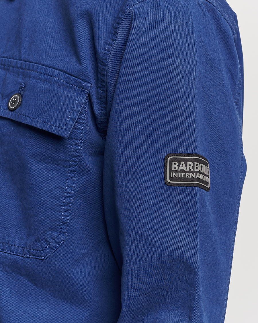 Herre | Skjorter | Barbour International | Adey Pocket Overshirt Inky Blue