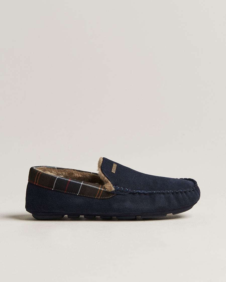 Herre | Barbour Lifestyle Monty Indoor Car Shoe Navy Suede | Barbour Lifestyle | Monty Indoor Car Shoe Navy Suede