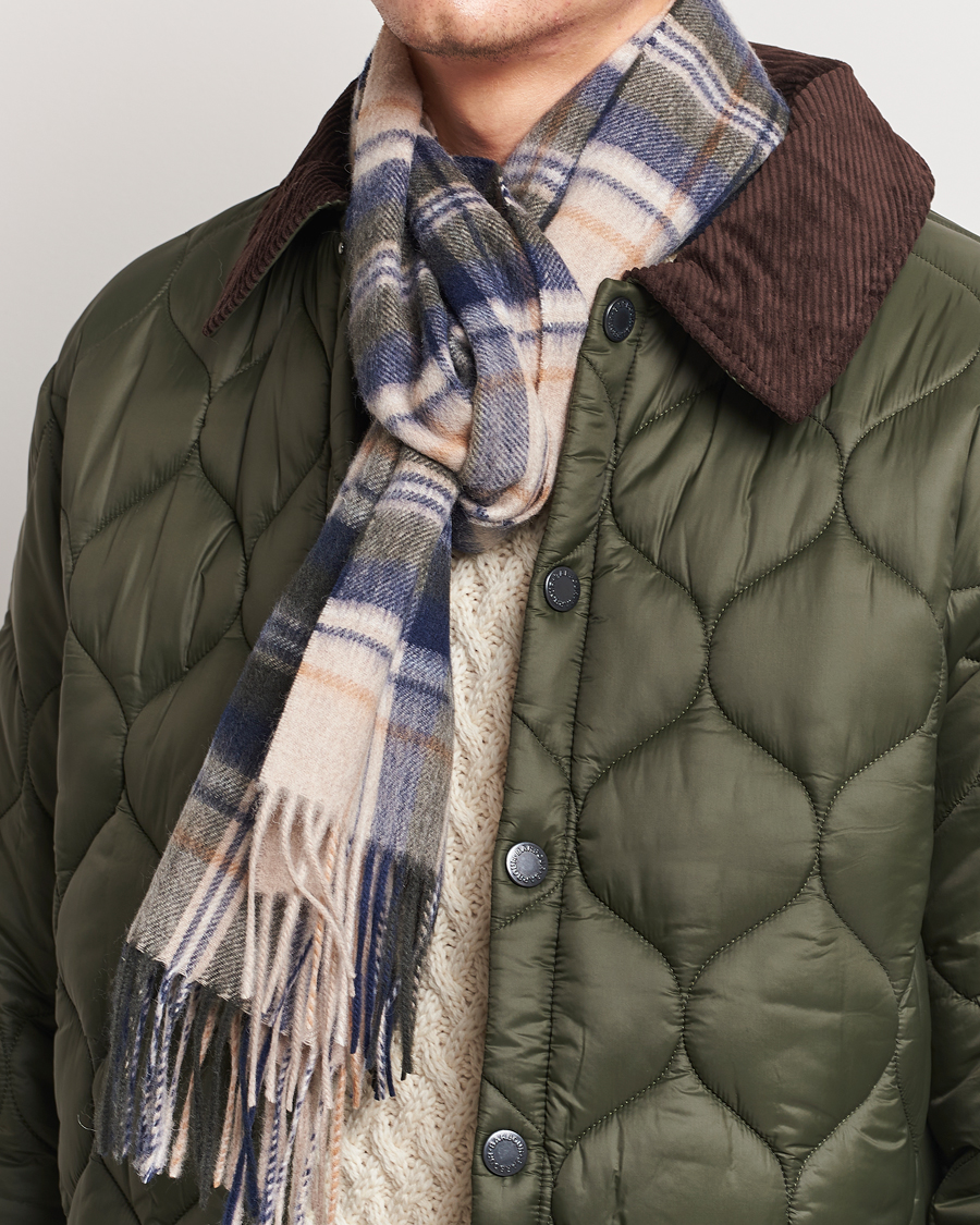 Herre | Barbour | Barbour Lifestyle | Lambswool/Cashmere New Check Tartan Sand/Beige/Plaid