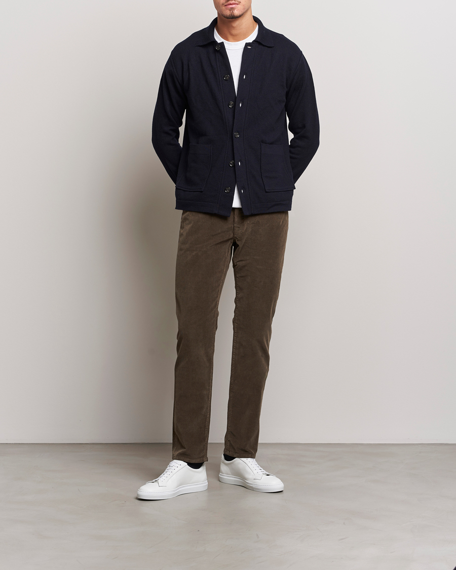 Herre | Bukser | Jacob Cohën | Bard 5-Pocket Corduroy Trousers Brown