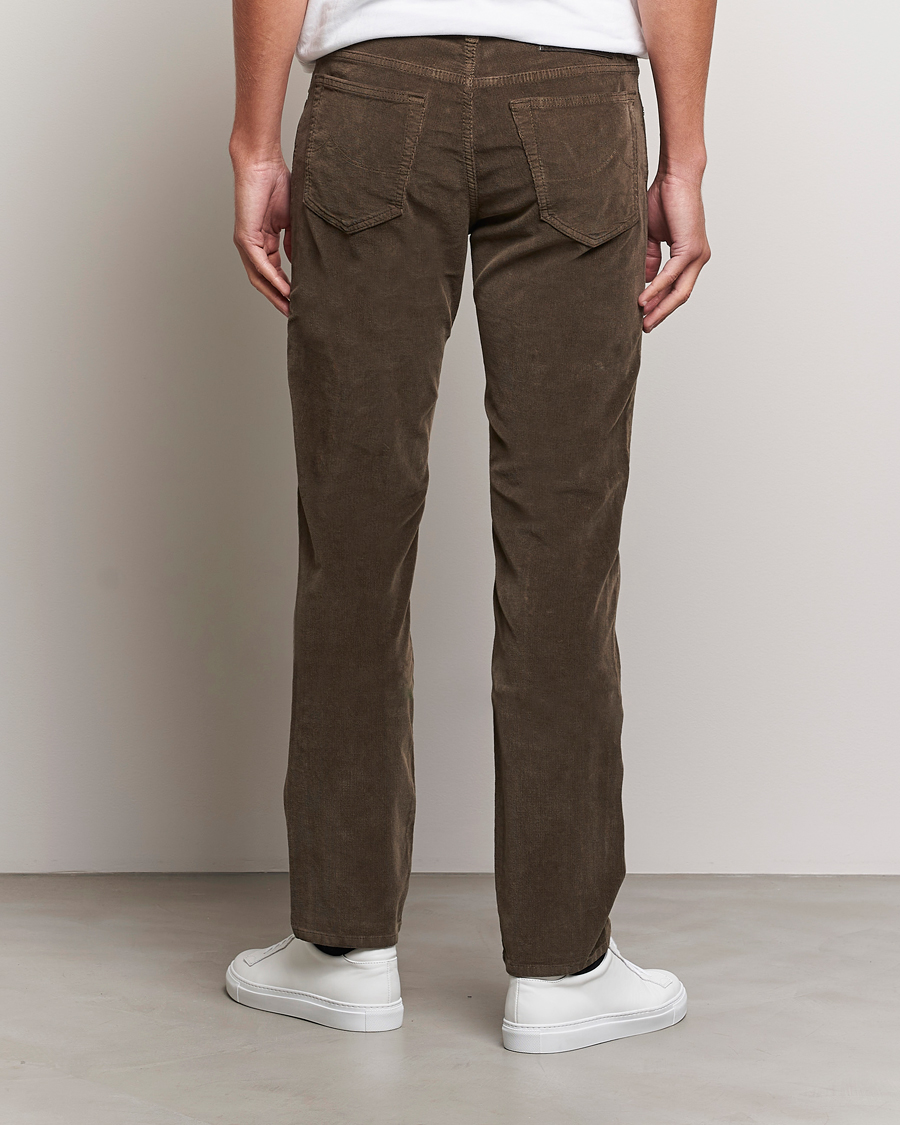 Herre | Bukser | Jacob Cohën | Bard 5-Pocket Corduroy Trousers Brown