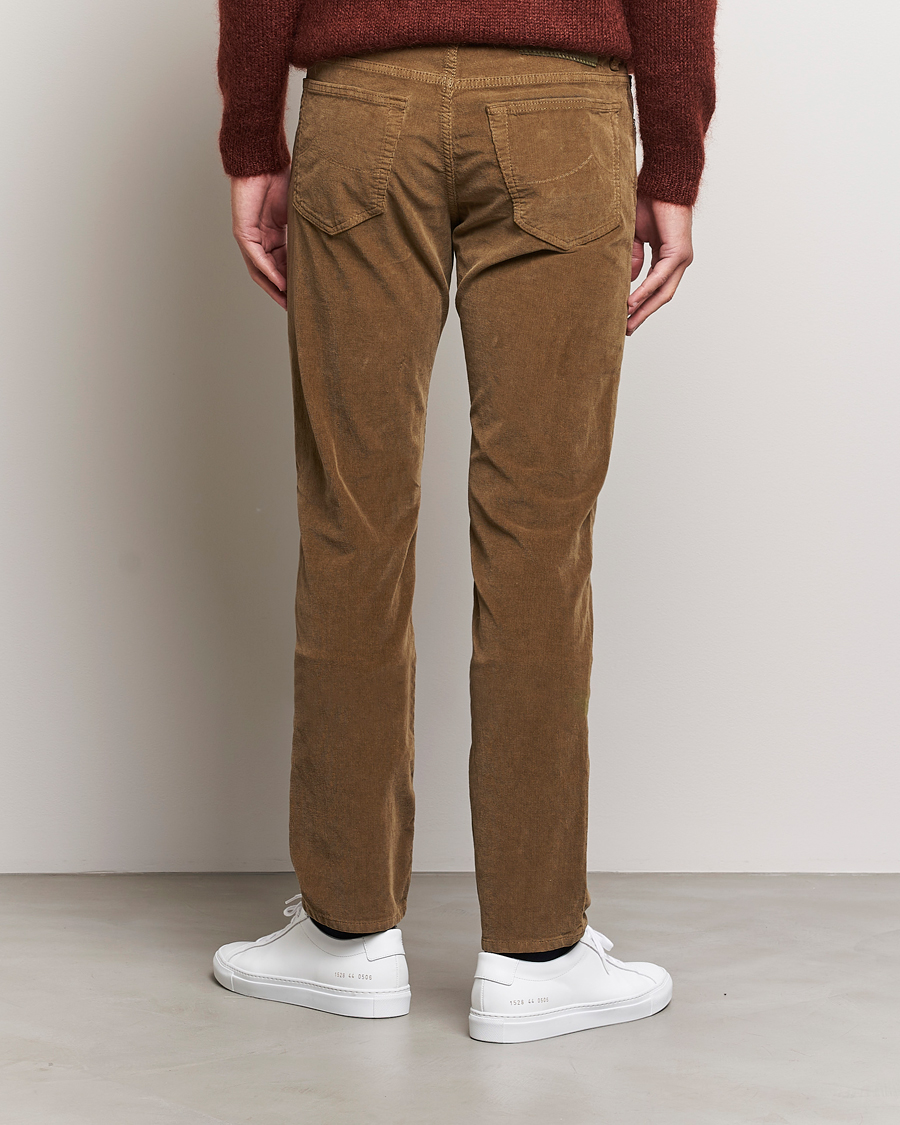 Herre | Bukser | Jacob Cohën | Bard 5-Pocket Corduroy Trousers Olive