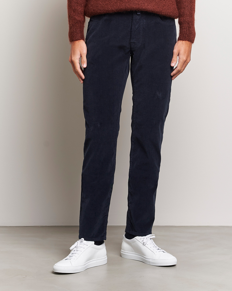 Herre |  | Jacob Cohën | Bard 5-Pocket Corduroy Trousers Navy