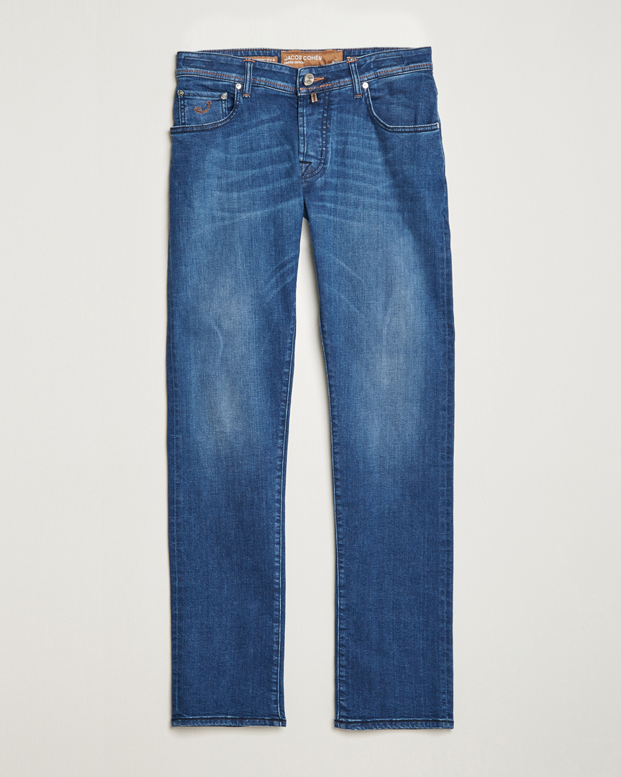 Herre | Jeans | Jacob Cohën | Nick Limited Edition Slim Fit Jeans Mid Blue