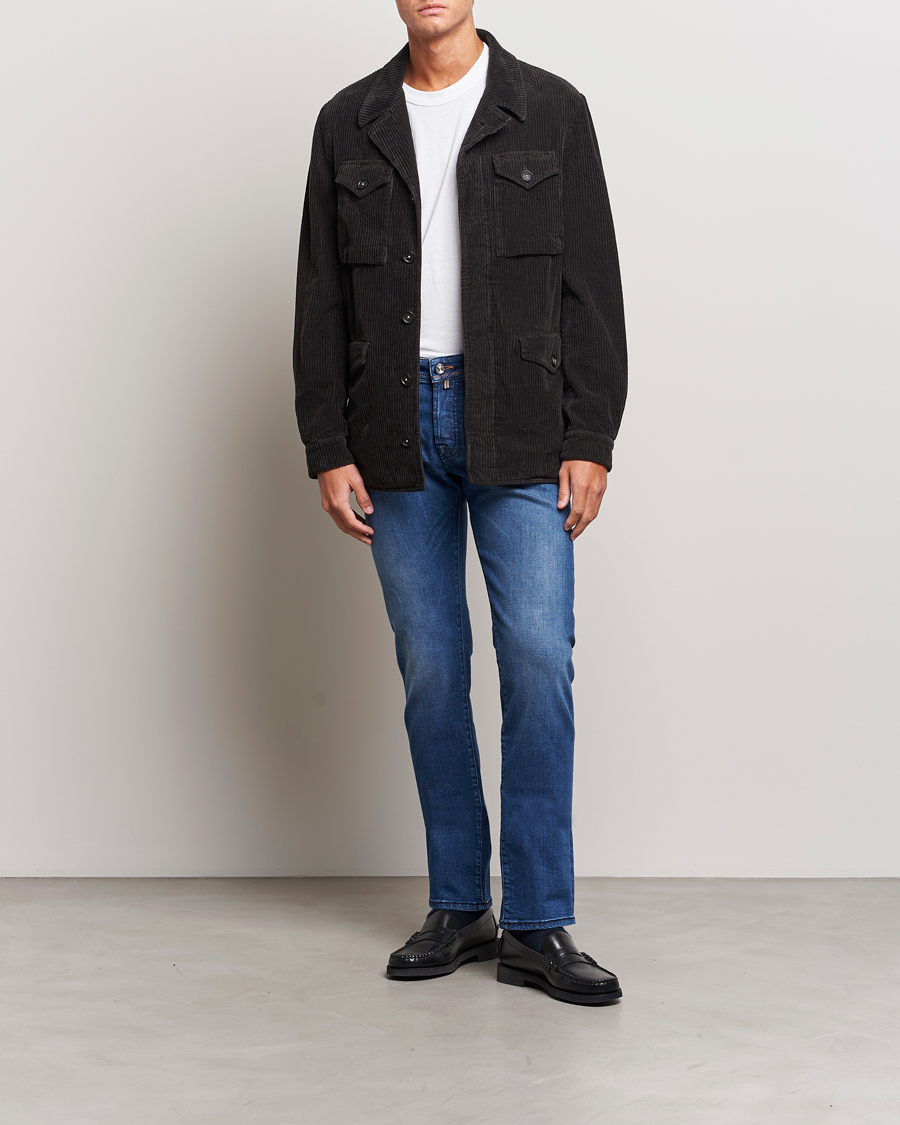Herre | Jeans | Jacob Cohën | Nick Limited Edition Slim Fit Jeans Mid Blue