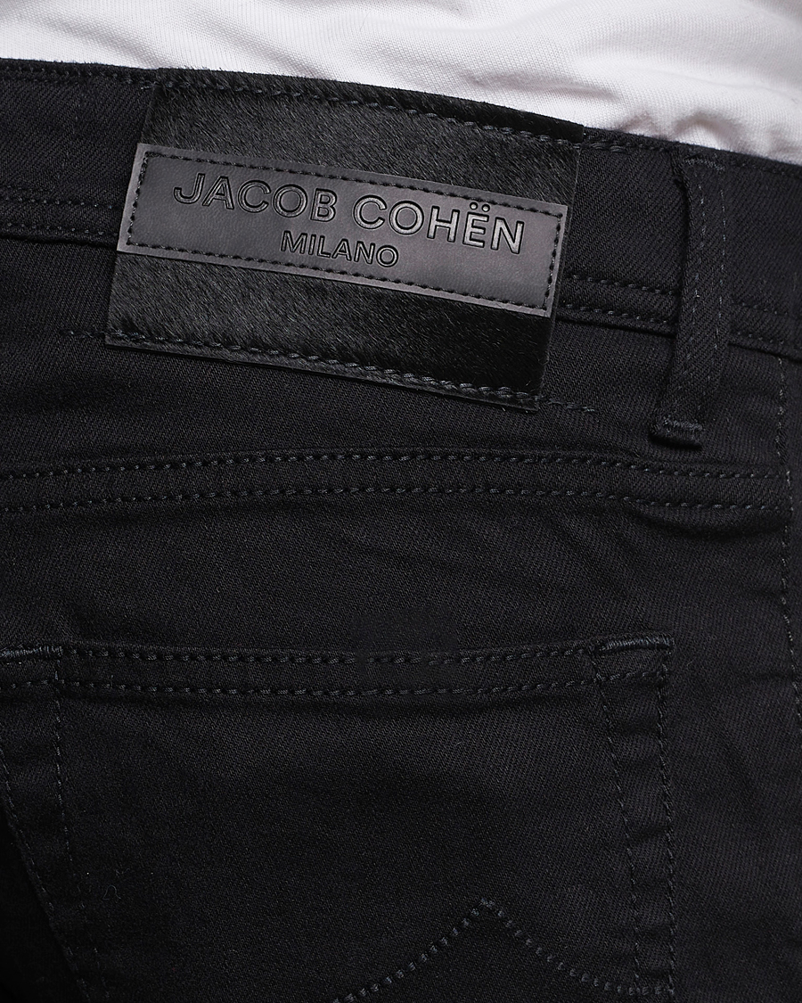Herre | Jeans | Jacob Cohën | Nick Slim Fit Stretch Jeans Stay Black