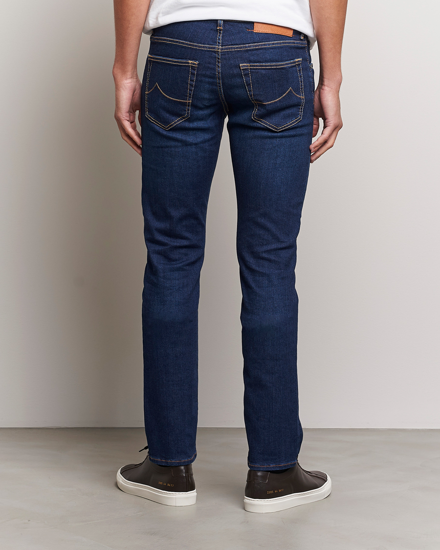 Herre | Jeans | Jacob Cohën | Nick Slim Fit Stretch Jeans Mid Blue
