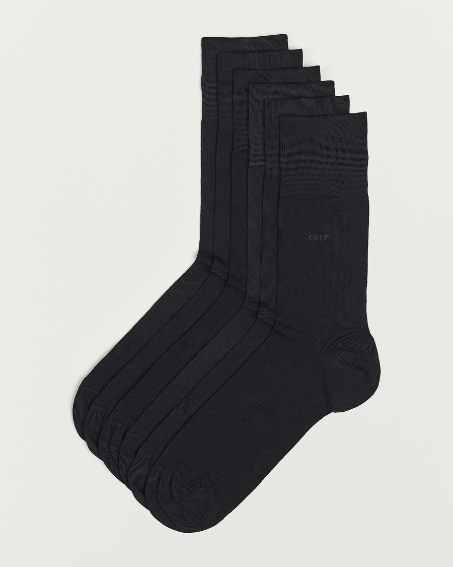 Herre | Undertøy | CDLP | 6-Pack Cotton Socks Black