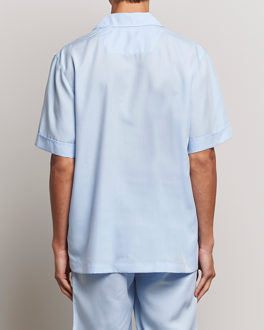 Herre | Pyjamaser og badekåper | CDLP | Short Sleeve Pyjama Shirt Sky Blue